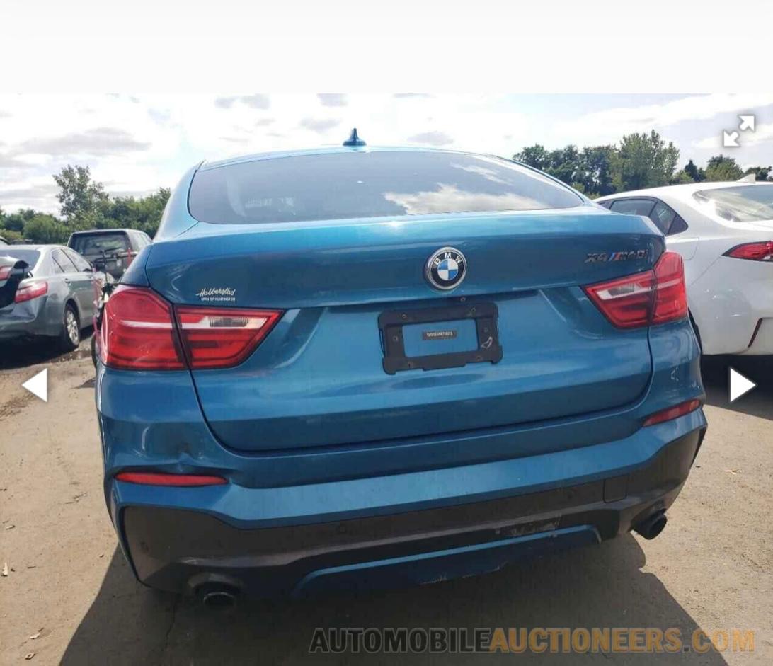 BMW X4 2018 Blue vin: 5UXXW7C55J0W64016